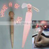 PlasticLED Flash Fan With Pen Function Light up Pen