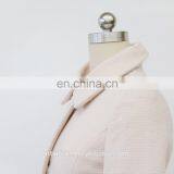 Wholesale Sweet Long Sleeve Pink Wool Dress Coat thumbnail-3
