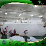 Giant Inflatable White Cloud With Color Change LED Lighting Inflatable Flying Nimbus Balloon Rain Clouds Helium Ball