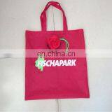 Red Rose Reusable Foldable Shopping Bag Tote Shopping Bag thumbnail-1