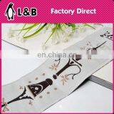 Wholesale 6.8cm Embroidered Trims Customized Woven Jacquard Ribbon Trim Floral