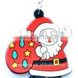 Christmas Promotional Gifts Rubber Keychain,soft Pvc Key Chain,keyring