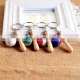 Custom Key Holder Ball Baseball Key Chain Keyring 3d Mini Baseball Keychain for Sport Professional Gifts thumbnail-1