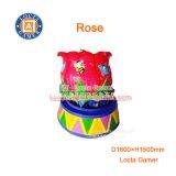 Zhongshan Amusement China Equipment Rotating Coffee Cup Mini Revolving 4 Seat Rose Cup Hot Sale Game Machine, Kiddie thumbnail-1