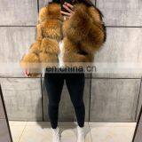 New Arrival Winter Fashion Wholesale Elegant Thick Warm Outwear Fox Fur Casual Crop Coat Jacket For Women thumbnail-3