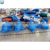 Animal Shape Kid Ride/ Inflatable Whale Rider With Printed Inflatable Swimming Toy Dolphin thumbnail-3