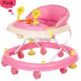 China Multifunction New Model Folding Round Baby Walker With Music and Brake