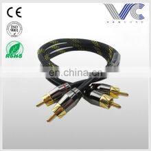 1.14M/3.73FT New Electronic Audio Cable 2 RCA To 2 RCA AV Cable Male To Male Gold Plated Ends RCA Cable thumbnail-3