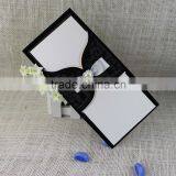 2016 Stylish Nice Luxury Unique Black Flocking Wedding Invitation Card thumbnail-4
