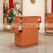 Barbershop Furniture Wooden Shelf Factory Direct Haircut Ark Custom Conference Tables Wooden Storage Corner Cabinet thumbnail-1