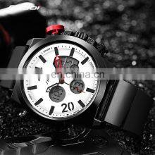 SINOBI 9732 Men's Silicone Bands Bracelet Digital Sport Watches Custom Waterproof Alarm Week Time Watch For Men thumbnail-4