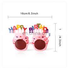 Hot Sale Birthday Funny Glasses Colorful Cartoon Happy Birthday Party Supplies Kids Adult Eye-Glasses thumbnail-2