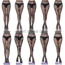 Mature Womens High Heels High Waist Tights Fishnet Stockings Thigh High Pantyhose Foot Sexy Fish Net Silk Stockings thumbnail-2