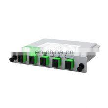 Factory Price 1*4 Cassette PLC Splitter with sc/apc connector