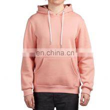 Salmon Pink Custom Designed Men's Fitness Running Hoody Sportswear Gym Cotton Spandex Hoodies & Sweatshirts thumbnail-1
