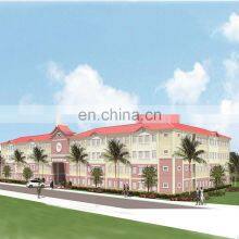 China Low Cost Cheap Prefabricated Building Prefab House Steel Structure for School Building Projects thumbnail-1