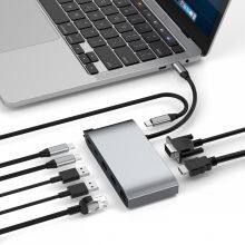 9-in-1 USB3.0 Full-featured Type-C Docking Station thumbnail-2