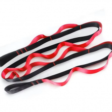 10/12 Loops Non-Elastic Stretch Strap for Yoga Rehabilitation Pilates Dance-Versatile Pilates Accessory thumbnail-3