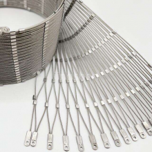 SS304 & 316 High Strength Stainless Steel Wire Rope Mesh for Goods thumbnail-2