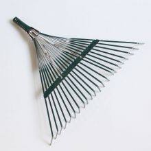 Heavy Duty Metal Garden Rake Steel Rake Gardening Rake 18 Teeth Garden Tool for Leaves Yard Lawn Farm Agricultural Tools thumbnail-4