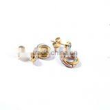 Simple Gold Earring Designs for Women thumbnail-2