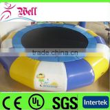 cheap inflatable floating trampoline for kids and adult sale / water trampoline manufacturer