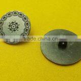Fancy Sew-on Metal Shank Button For Jacket --- MJ2083 thumbnail-2
