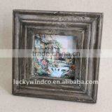 Eco Material Chic Handmade Solid Wood Brown Charming Photo Frame