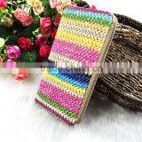 High Quality New Fashion Long Women Multicolor Cotton Frabric Wallet thumbnail-2