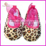 Leopard Baby Crib Shoes