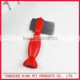 Pet Plastic Dog Comb Grooming Tool Metal Lice Comb thumbnail-5