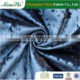 Very Cheap Mattresses Manufactory Spandex Velvet Fabric Weft Velour Dyed for Sofa