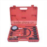17pc Diesel Engine Compression Tester Set Cylinder Pressure Meter Truck TL-60
