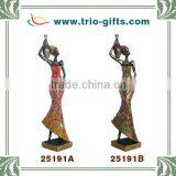 Resin Decorative African Lady Sculpture thumbnail-1