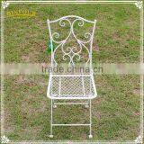 Chinese Cheap Outdoor Antique Wrought Iron Leisure Garden Chair thumbnail-2
