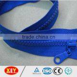 Fashion Cloth Zipper , Blue Open End Plastic Zipper thumbnail-1