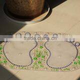 new design pvc bathroom floor mat bathmat with anti-slip