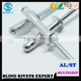 HIGH QUALITY FACTORY DOME HEAD ALUMINUM MULTIGRIP POP RIVETS thumbnail-1