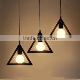 industrial country style iron black painting pendant lights and lights for home decoration
