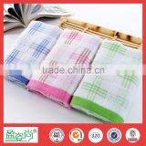 China wholesale hotel face towel cotton stripe baby bath towel 3 colors Pink/Green/Blue