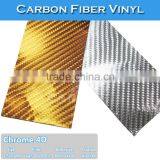 CARLIKE 1.52*30m 5*98 FT Air Free Chrome 4D Carbon Fiber Product thumbnail-1