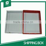 WAX-COATED CARDBOARD SHIPPING BOXES FOR PACKING FOOD WITH EMBOSSING LOGO thumbnail-4