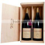 Wooden Wine Package Case for Two Bottles