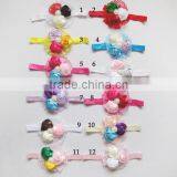 HOT SALE Baby Girls 0-3 Years Rose Design Lace Headbands, Moq is 10 Pcs, Can Chooose Colors thumbnail-3