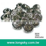 (#B6046/13mm) Cloud Pattern Small Shank Buttons for Stylish Garment thumbnail-2
