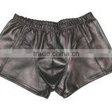 Men's Leather Shorts Boxer Style New thumbnail-1