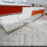 Various Color Acrylic Solid Surface Reception Desk Table