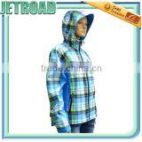 Women 2 Layers Breathable Membrane Softshell Jacket With Removable Hood