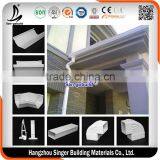 Prefab House Villas Decorate Colorful Pvc Rain Gutter