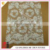 HC-6068-1 Hechun Sew Crystal Bead and Pearl High Fashion Bridal Lace Fabric thumbnail-2